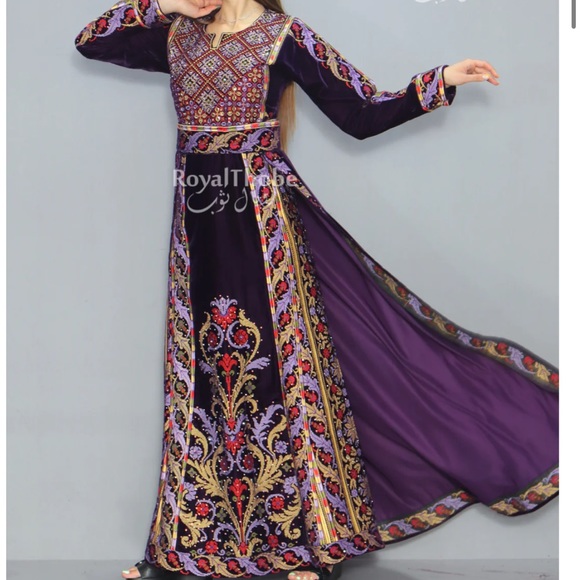 Worn once purple ROYAL THOBE size 2 with detachable skirt - Picture 5 of 8